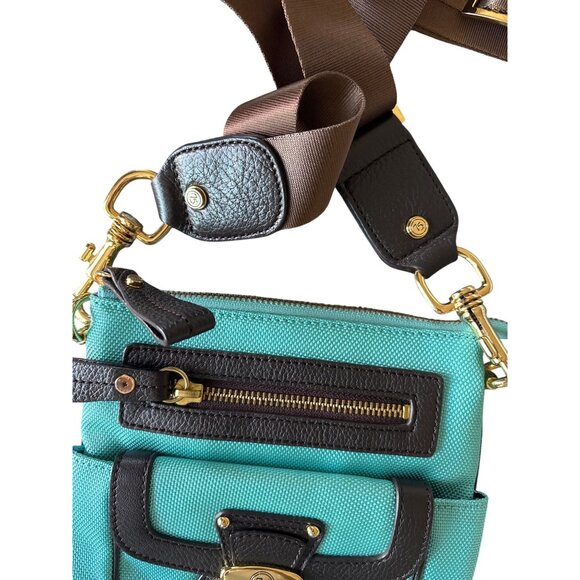 Jean-Pierre Klifa JPK 75 Turquoise Crossbody Handbag Purse New Resort Designer - Picture 7 of 7